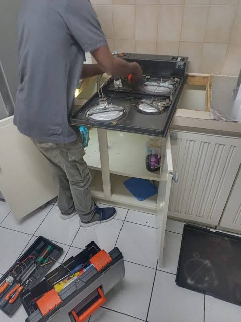 Electric hob internal repair