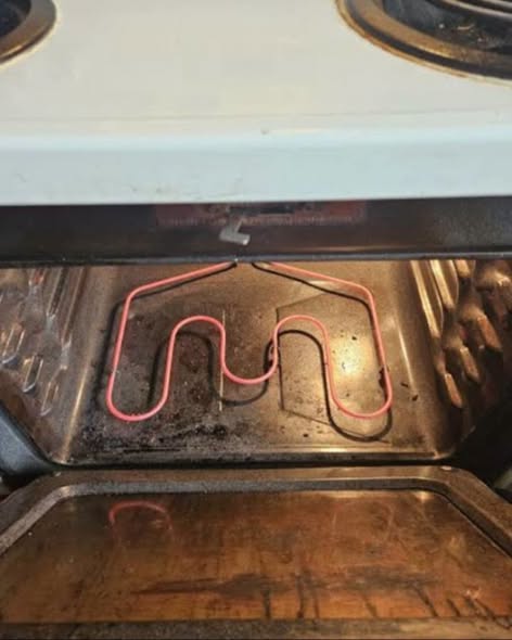 Oven heating element repair