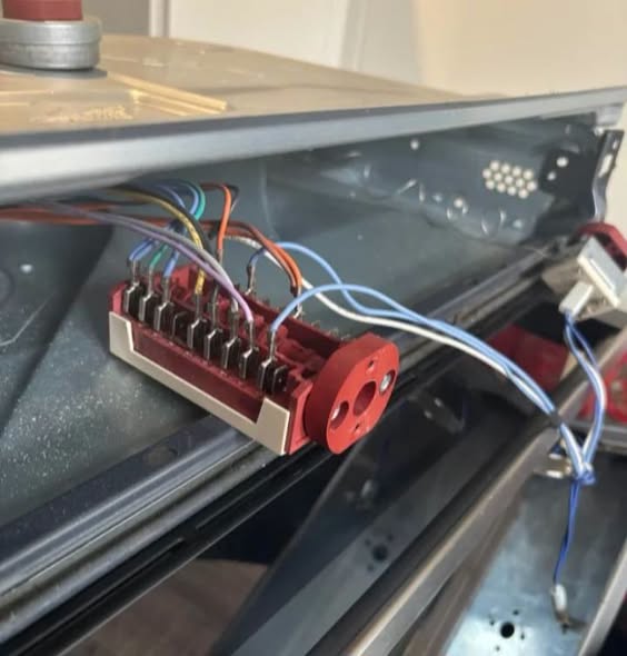 Oven selector switch wiring